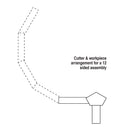 Trend Tools 10/50X1/2TC Birdsmouth Cutter 6&12 Sided 30/60 Deg
