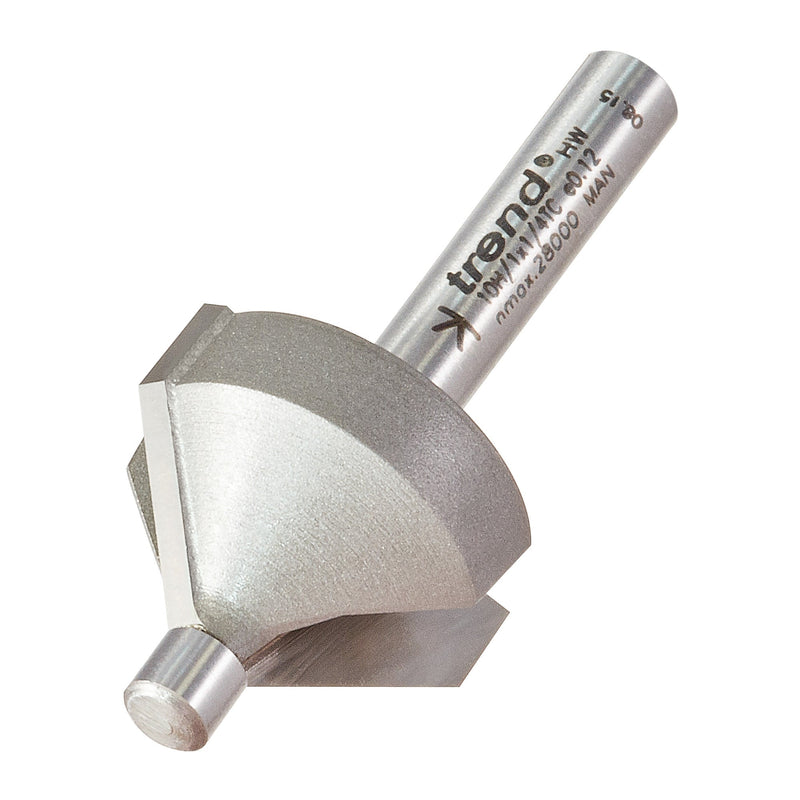 Trend Tools 10H/1X1/4TC Pin Guided Chamfer Bevel Cutter 45 Degrees