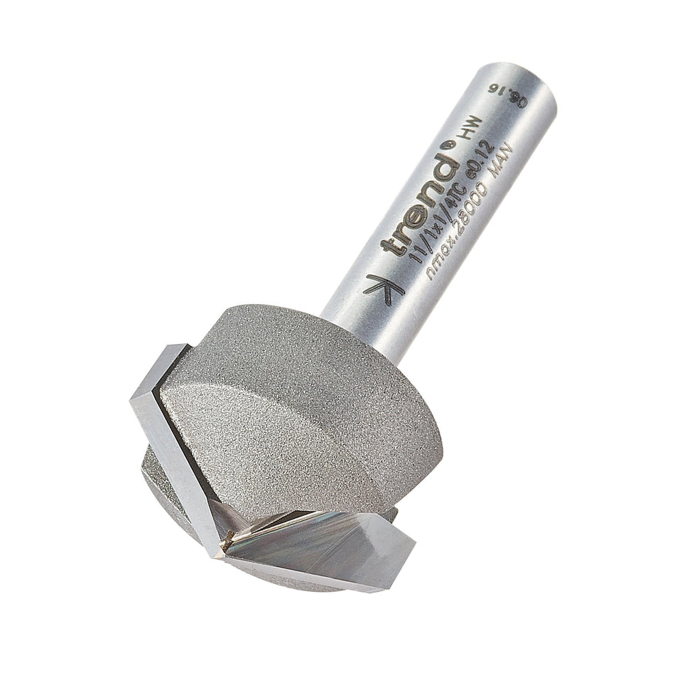 Trend Tools 11/1X1/4TC Chamfer V Groove Cutter 30 Degrees