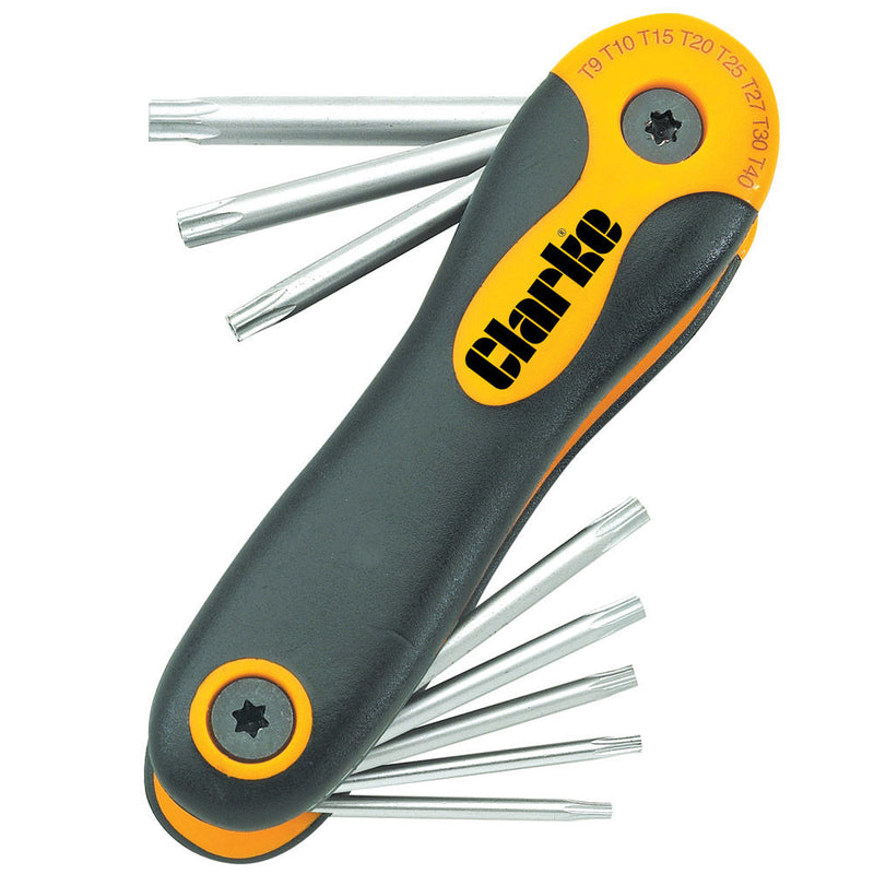Clarke 1700543 PRO143 8 piece Security Torx Key Set
