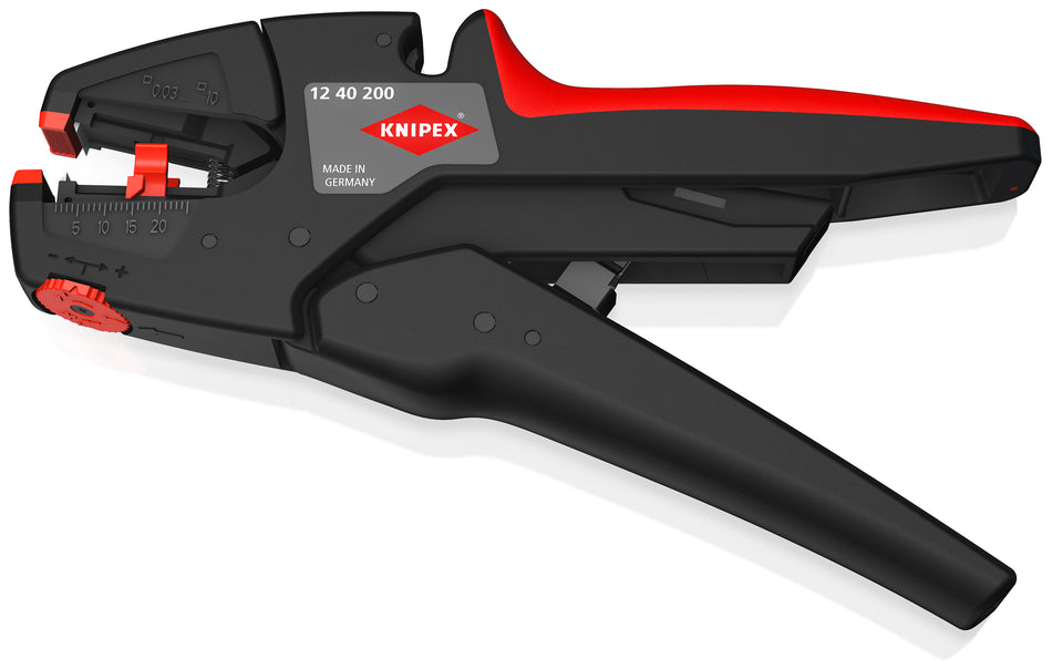 KNIPEX 12 40 200 EvoStrip, Self-Adjusting Insulation Strippers