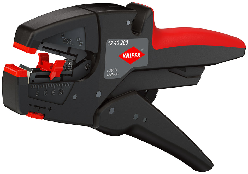 KNIPEX 12 40 200 EvoStrip, Self-Adjusting Insulation Strippers