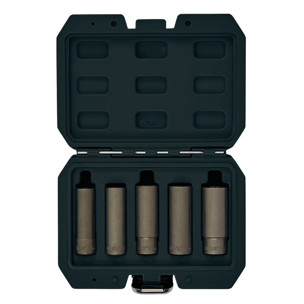 Draper 12423 Wheel Nut Double Socket Set, 3/8" Sq. Dr. (5 Piece)