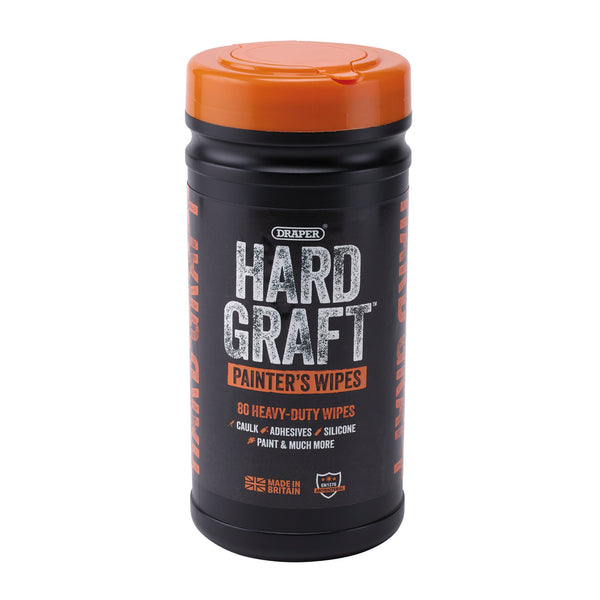 Draper 12439 Draper Hard Graft Painters Wipes (Tub of 80)