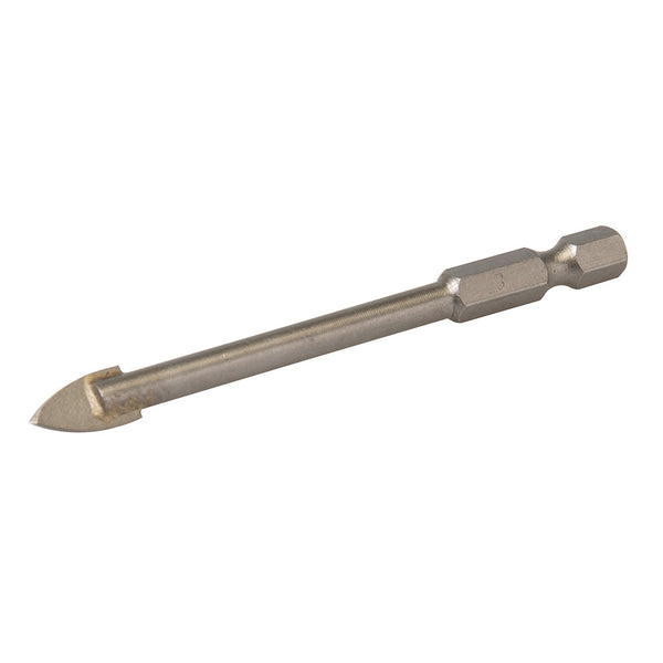 Silverline 127759 Tile & Glass Drill Bit Hex Shank