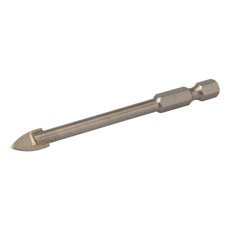 Silverline 127759 Tile & Glass Drill Bit Hex Shank