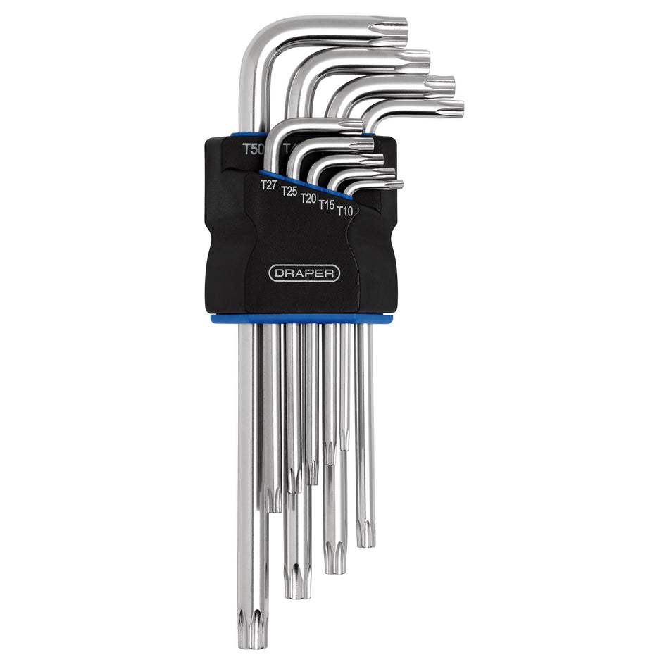 DRAPER 12811 Draper TX-STAR® Long Arm Security Key Set (9 Piece)