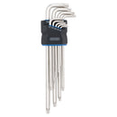 DRAPER 12813 Draper TX-STAR¨ Extra Long Arm Security Key Set (9 Piece)