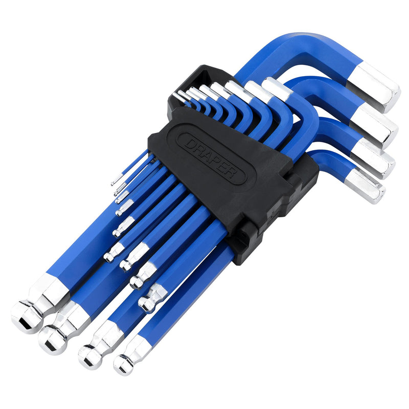 DRAPER 12819 Metric Jumbo Ball End Hex Key Set (13 Piece)