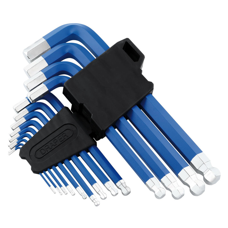 DRAPER 12819 Metric Jumbo Ball End Hex Key Set (13 Piece)