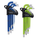 DRAPER 12823 Draper TX-STAR¨ Metric Ball End Hex Key Sets in EVA Storage Tray (18 Piece)