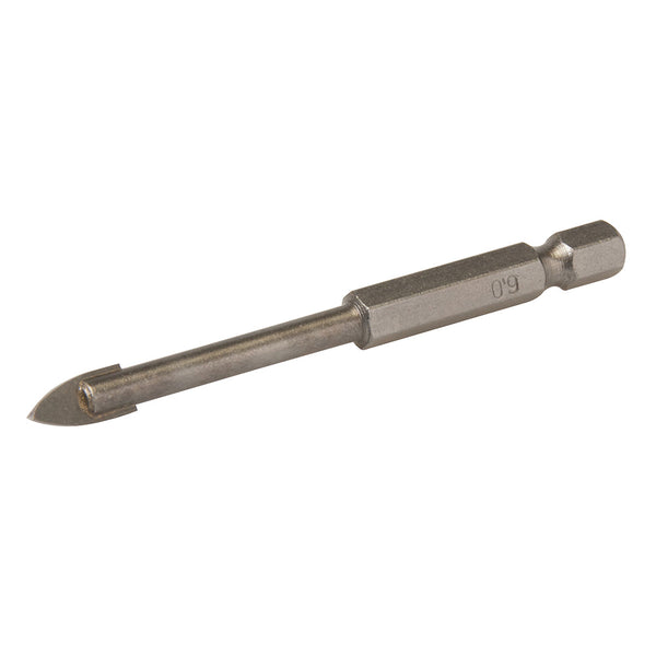 Silverline 128963 Tile & Glass Drill Bit Hex Shank
