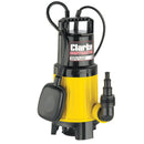 Clarke 7230602 Contractor CSV2A 1_" 620W 200Lpm 8m Head Submersible Vortex Water Pump with Float Switch (110V)