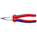 DRAPER 13181 KNIPEX 08 25 185 SB Needle-Nose Combination Pliers with multi-component grips chrome-plated, 185mm