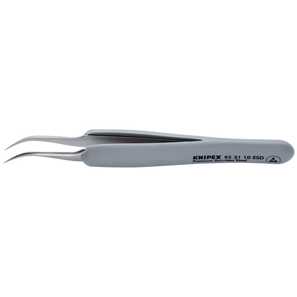DRAPER 13224 KNIPEX 92 31 10 ESD Precision Tweezers with rubber handles ESD, 122mm