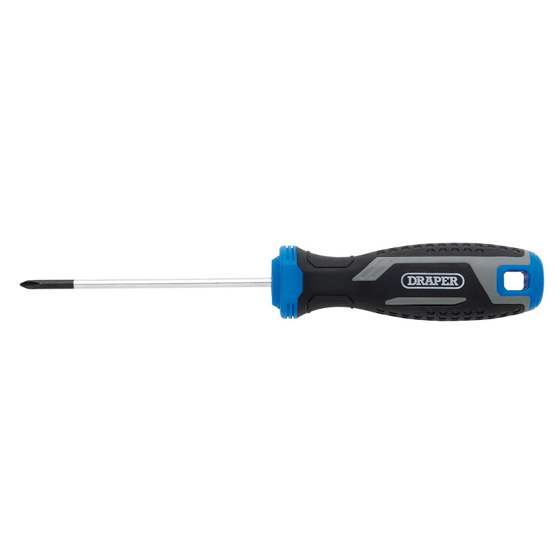 Draper 13358 Phillips Soft Grip Screwdriver, PH0 x 75mm