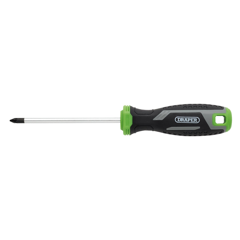 Draper 13370 Pozi Soft Grip Screwdriver, PZ1 x 100mm