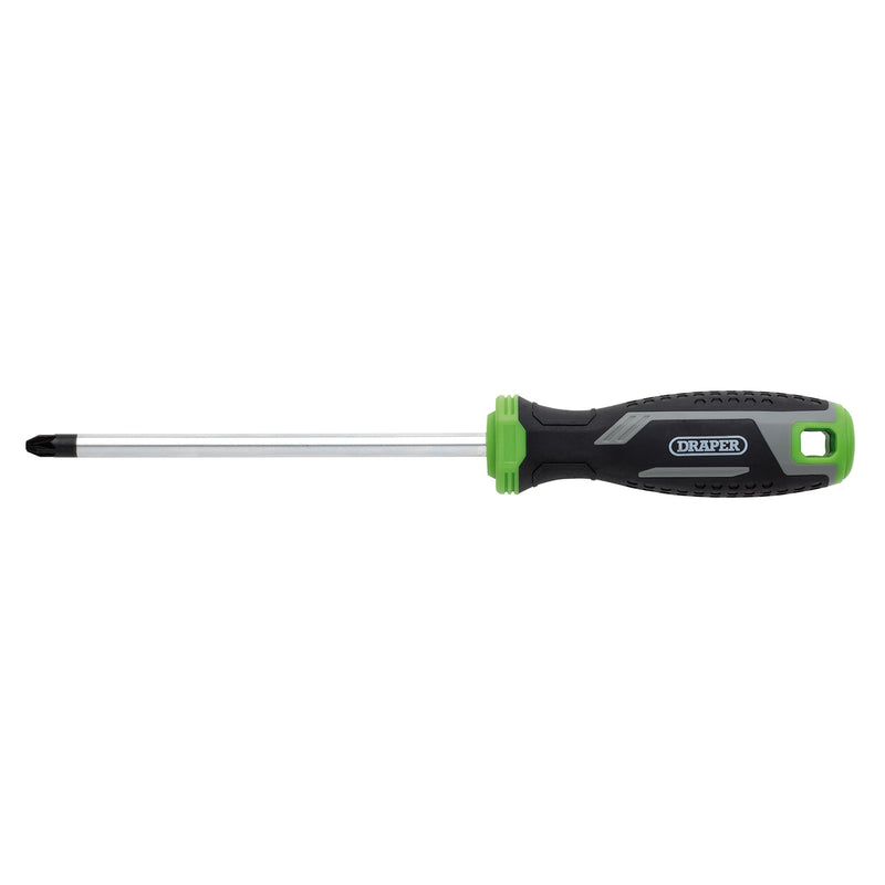 Draper 13375 Pozi Soft Grip Screwdriver, PZ3 x 150mm