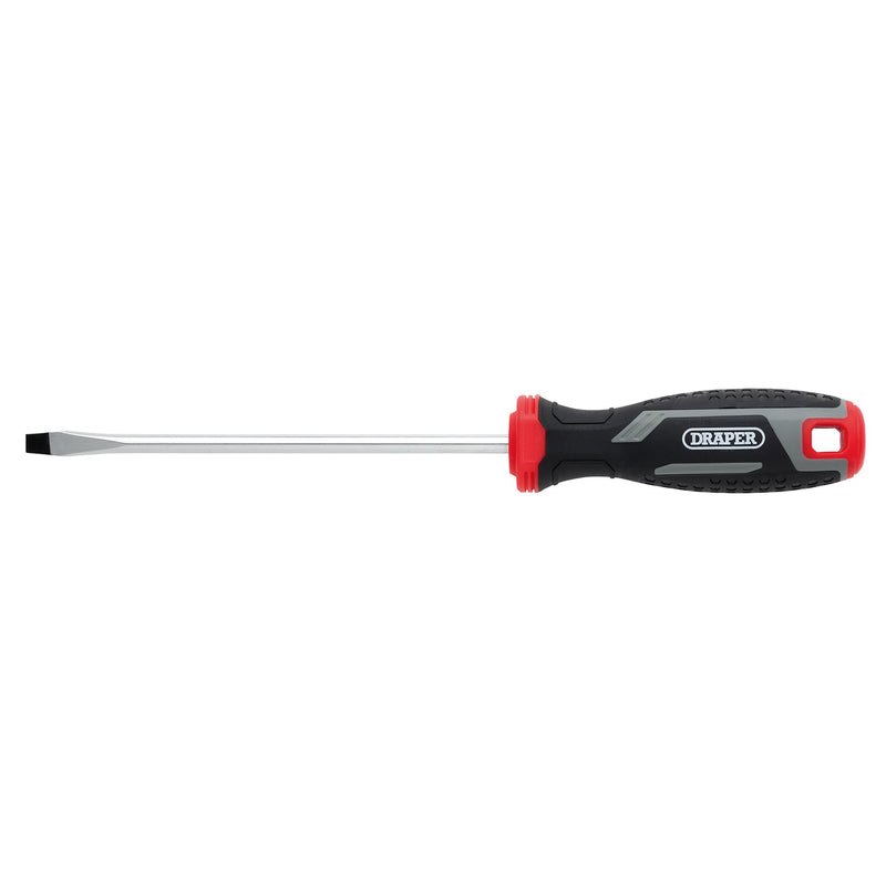 Draper 13390 Slotted Soft Grip Screwdriver, SL6 x 150mm