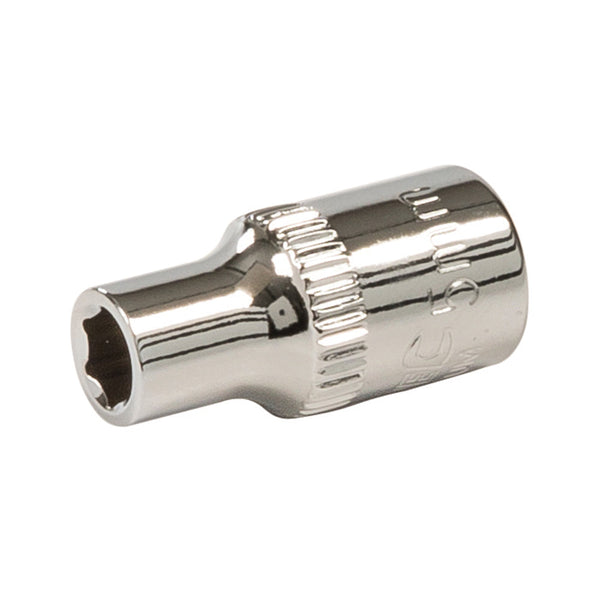 Silverline 134082 Socket 1/4" Drive 6pt Metric