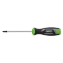 Draper 13447 Pound Thru Pozi Soft Grip Screwdriver, PZ1 x 100mm