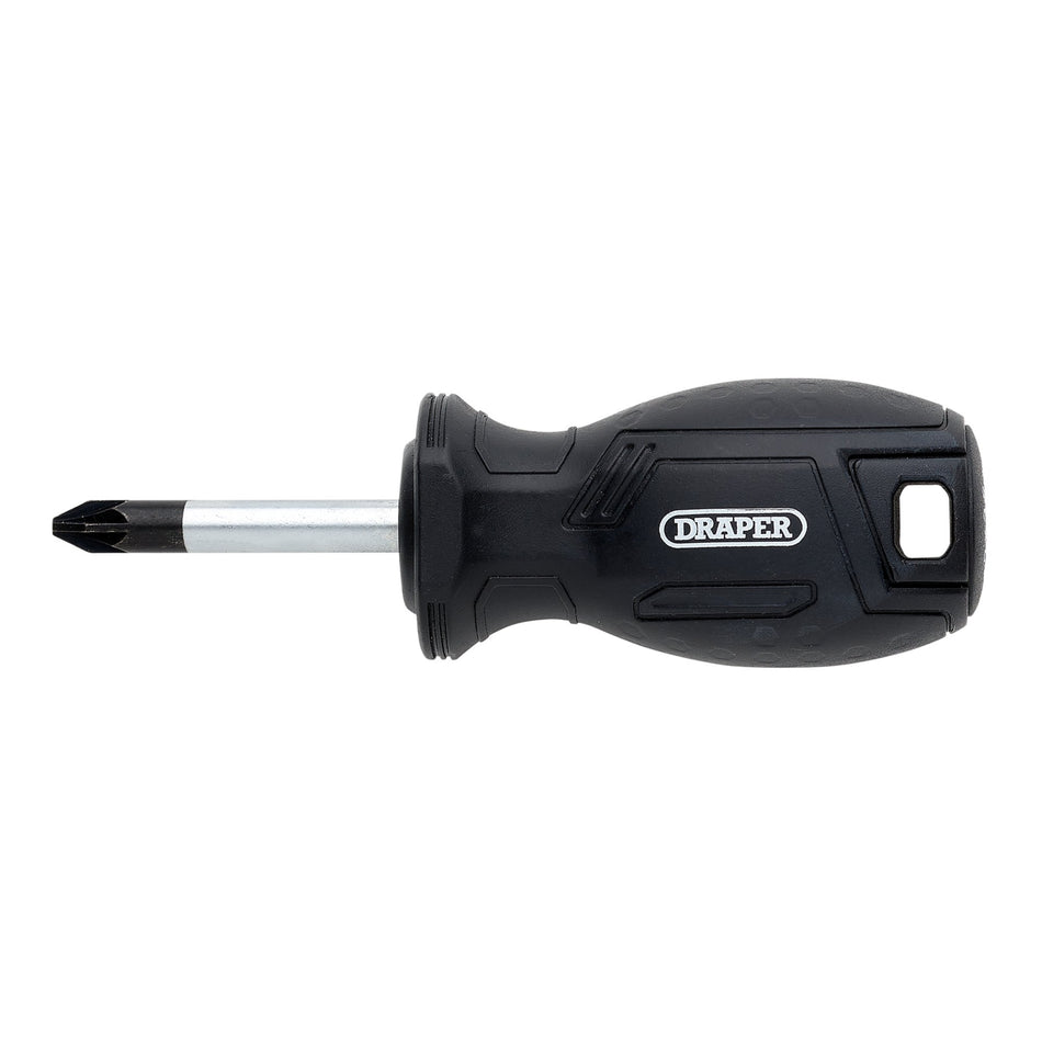 Draper 13511 Pozi Hard Grip Screwdriver, PZ2 x 38mm