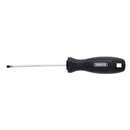 Draper 13535 Slotted Parallel Hard Grip Screwdriver, 4.0 x 100mm
