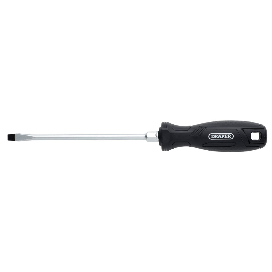 Draper 13542 Slotted Hard Grip Screwdriver, 6.5 x 150mm
