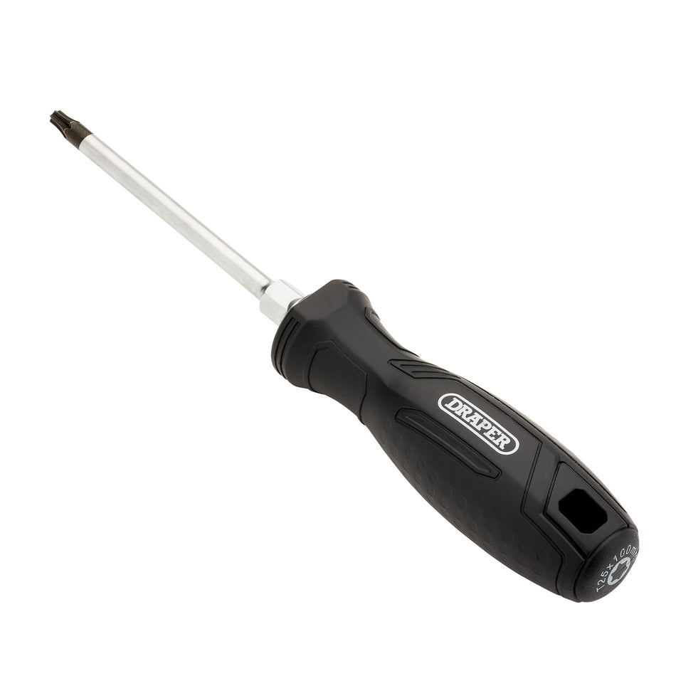 Draper 13565 Draper TX-STAR Hard Grip Screwdriver, T25 x 100mm