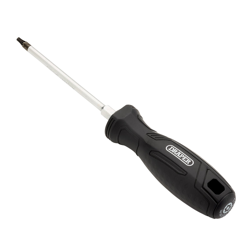 Draper 13570 Draper TX-STAR Tamperproof Hard Grip Screwdriver, T15H x 100mm