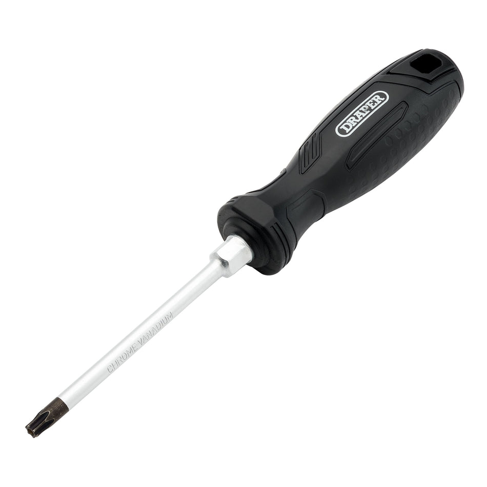 Draper 13576 Draper TX-STAR Tamperproof Hard Grip Screwdriver, T30H x 100mm