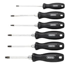 Draper 13586 Draper TX-STAR Tamperproof Hard Grip Screwdriver Set (6 Piece)