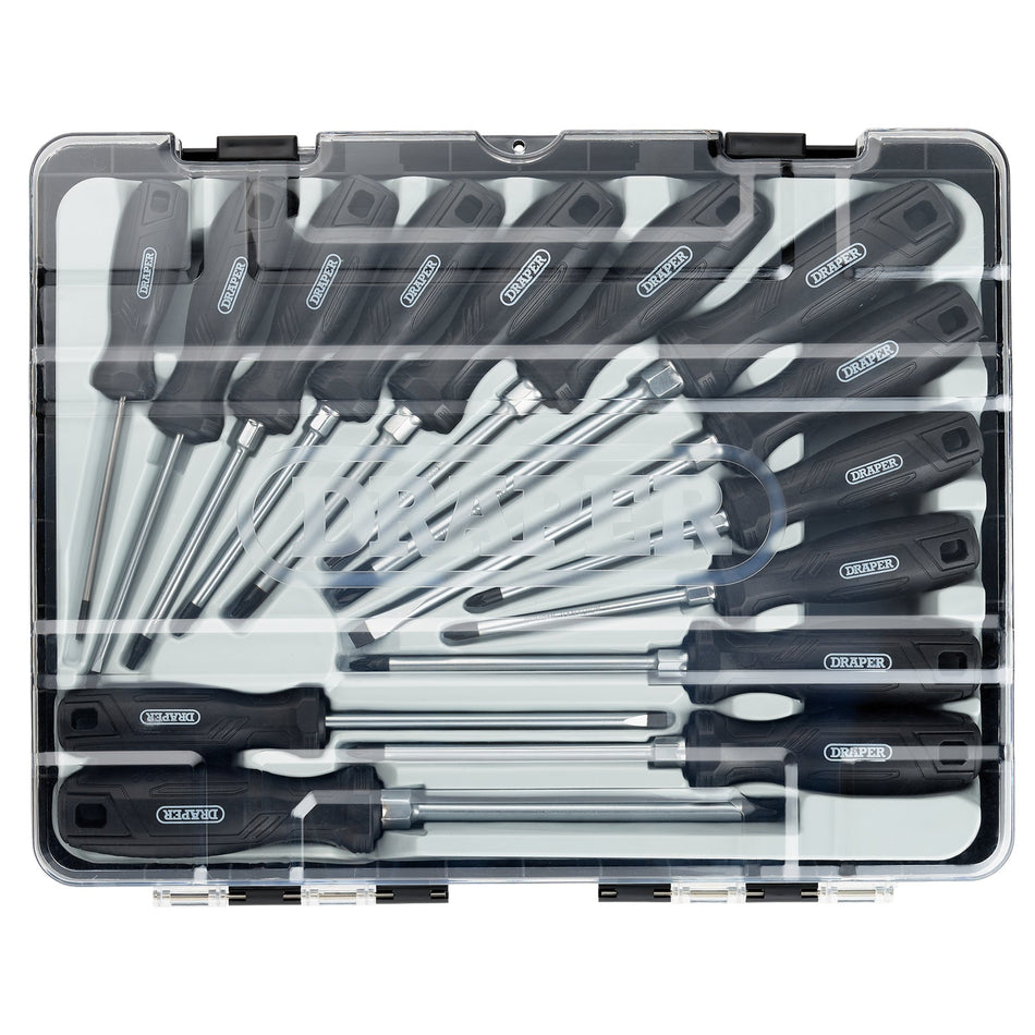 Draper 13588 Hard Grip Screwdriver Set with Draper TX-STAR (14 Piece)