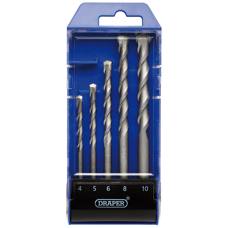 Draper 13618 TCT Masonry Drill Bit Set (5 Piece)