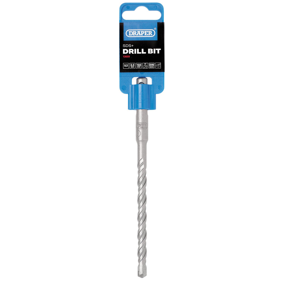 Draper 13659 SDS Plus Drill Bit, 8.0 x 160mm