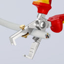 KNIPEX 13 66 180 T StriXÂ¨ Insulation strippers with cable shears insulated with multi-component grips, VDE-tested with integrated insulated tether attachment point for a tool tether chrome-plated 180 mm