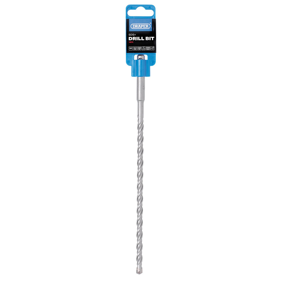 Draper 13674 SDS Plus Drill Bit, 8.0 x 260mm