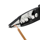 KNIPEX 13 71 200 ME WireStripper metric version plastic coated black atramentized 200 mm