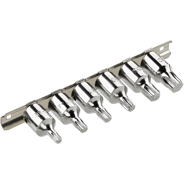 Clarke 1700740 PRO334 6 Piece 3/8" Drive Torx Bit Set