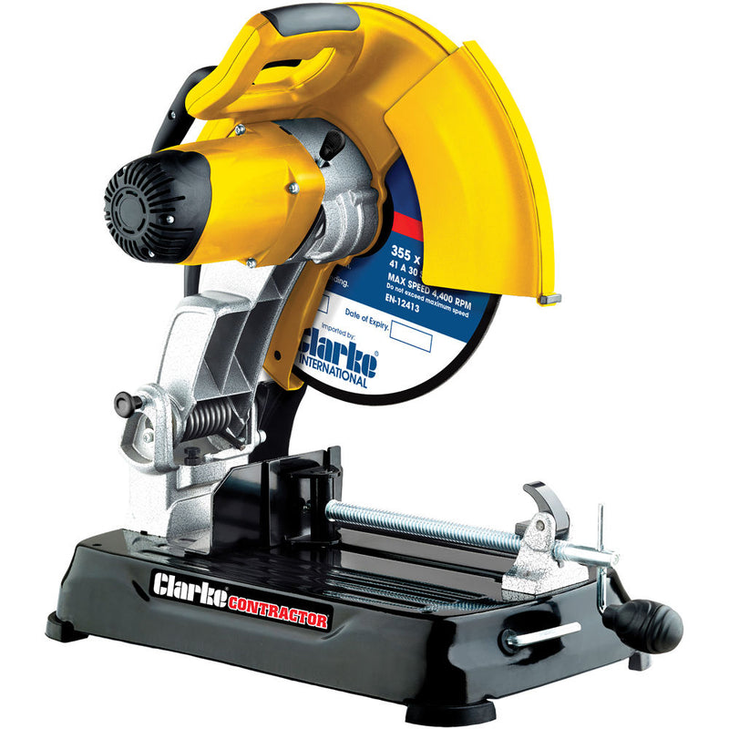 Clarke 6470169 Contractor CON14110 355mm 1800W Abrasive Cut-Off Saw (110V)