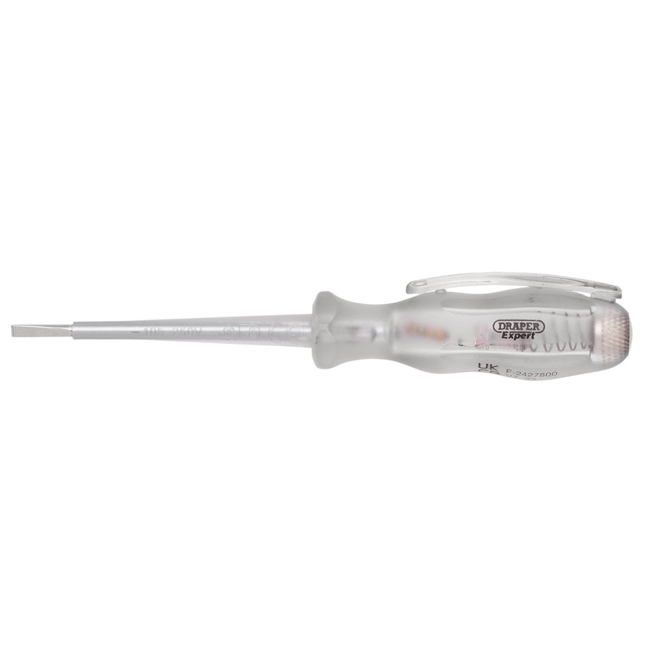 Draper Expert 14057  VDE Mains Tester Screwdriver, 105-250V AC, 140mm