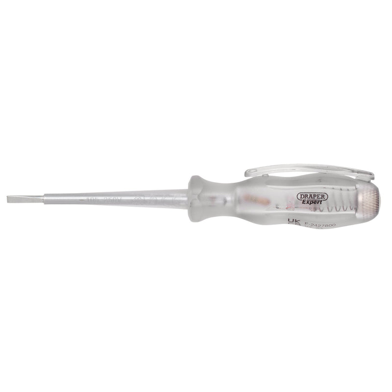 Draper Expert 14057  VDE Mains Tester Screwdriver, 105-250V AC, 140mm