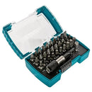 Makita D-74762 32 Piece Screwdriver Drill Bit Set Quick Release Magnetic Holder