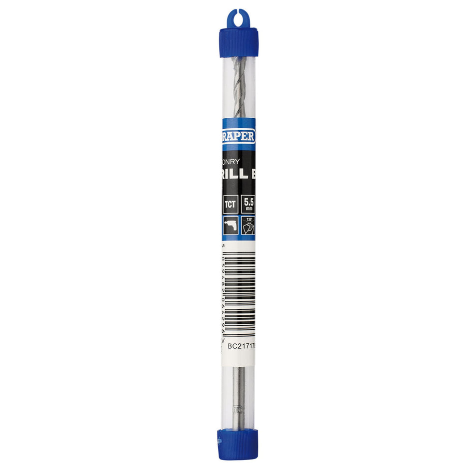 Draper 14142 TCT Masonry Drill Bit, 5.5 x 150mm