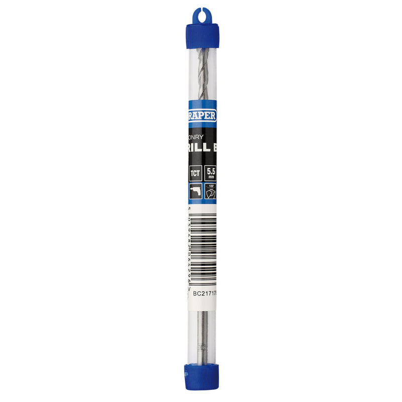 Draper 14142 TCT Masonry Drill Bit, 5.5 x 150mm