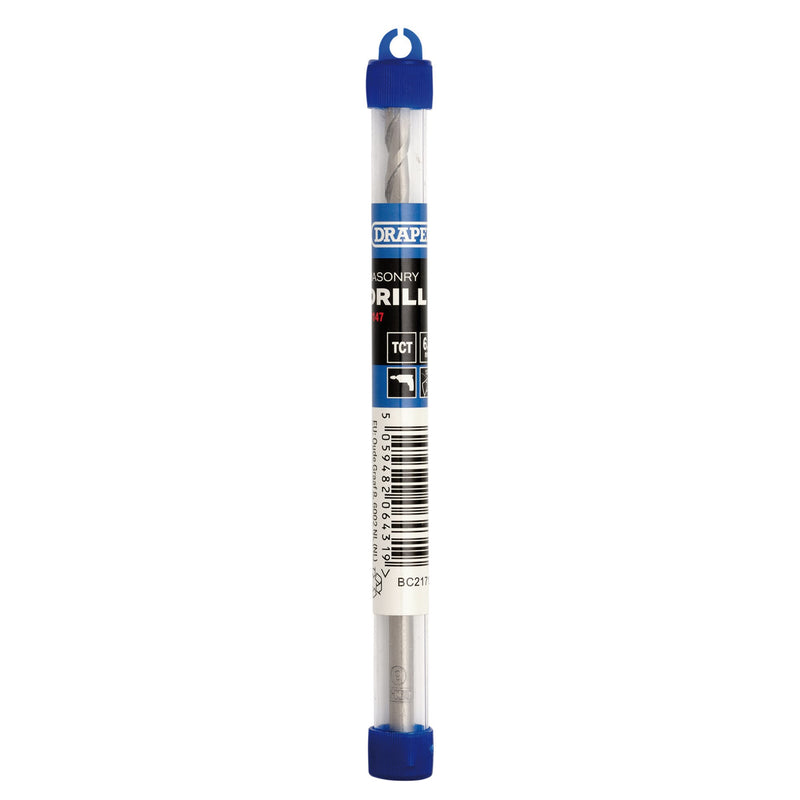 Draper 14147 TCT Masonry Drill Bit, 6.0 x 150mm