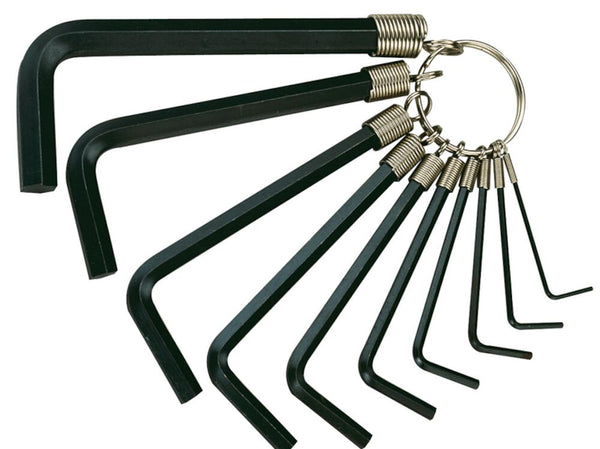 Teng Tools 1424 Hex Key Set AF 10 Piece Set