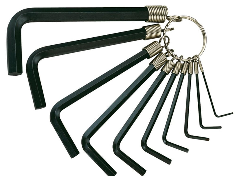 Teng Tools 1424 Hex Key Set AF 10 Piece Set