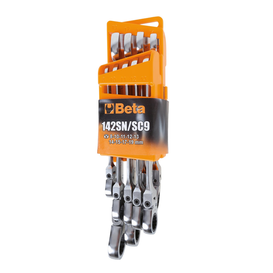 BETA 1420259 142SN/SC9-SET 9 RATCHETING COMB.WRENCHES