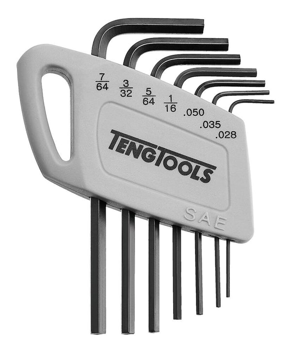 Teng Tools 1477AF Mini hex key set AF 7 pieces